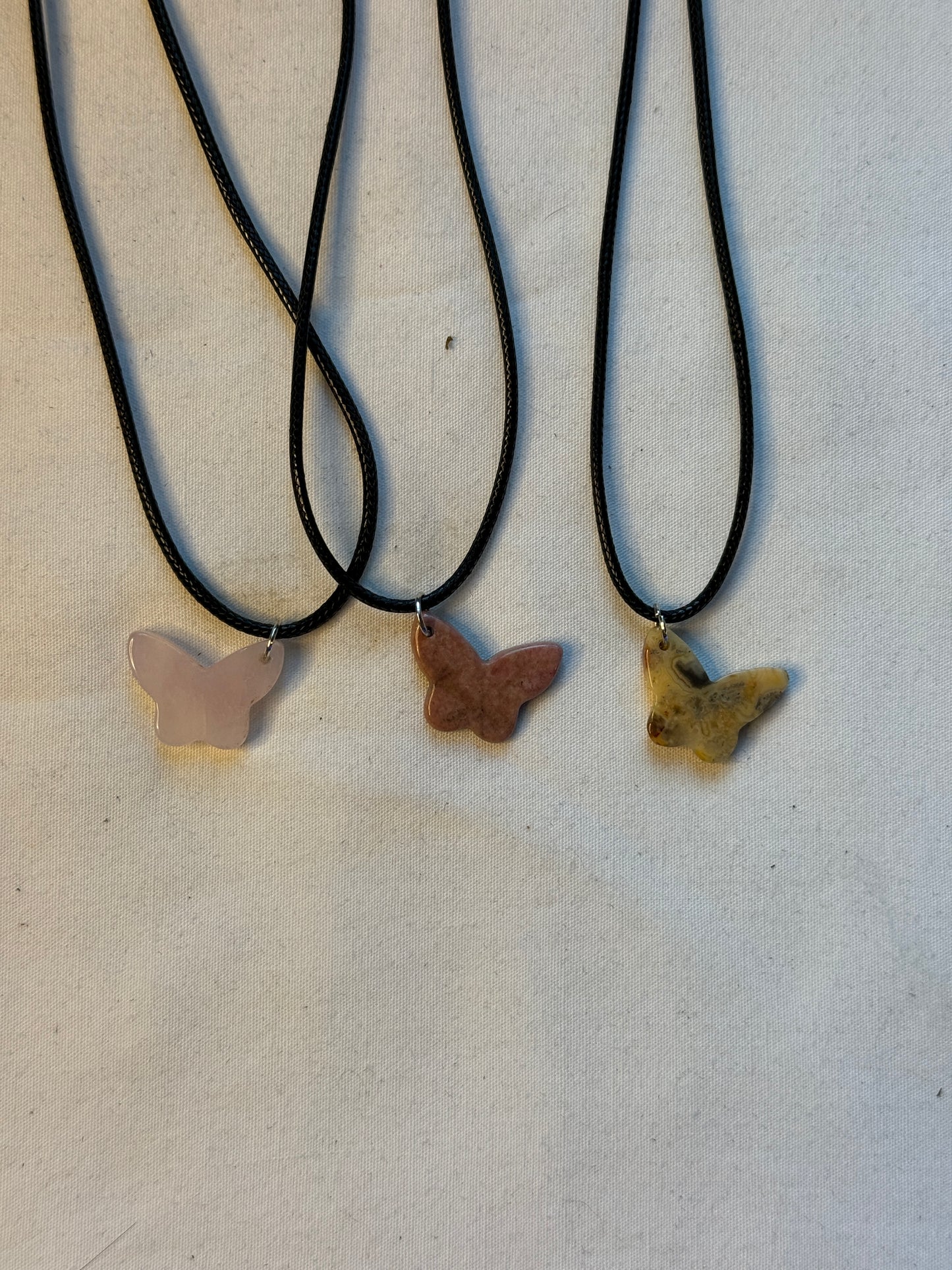 Small Crystal Butterfly Necklace