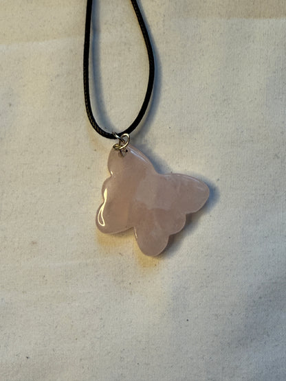 Large Crystal Butterfly Necklace