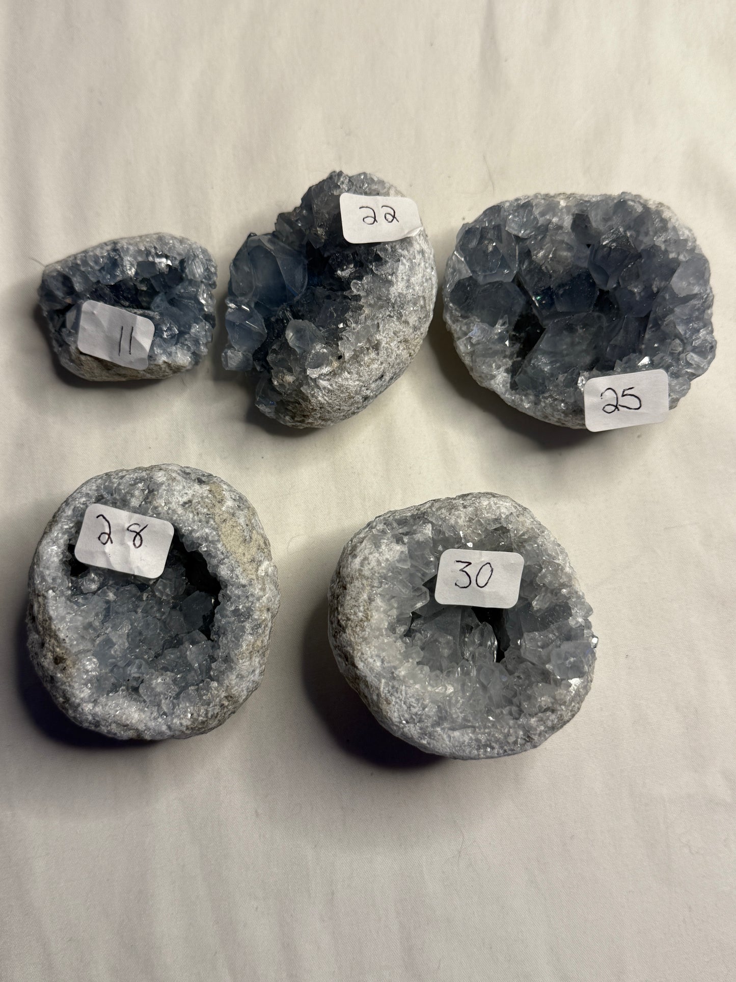 Celestite Clusters