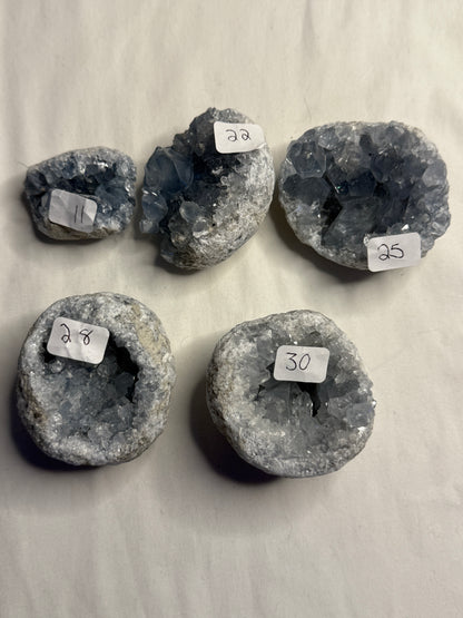 Celestite Clusters