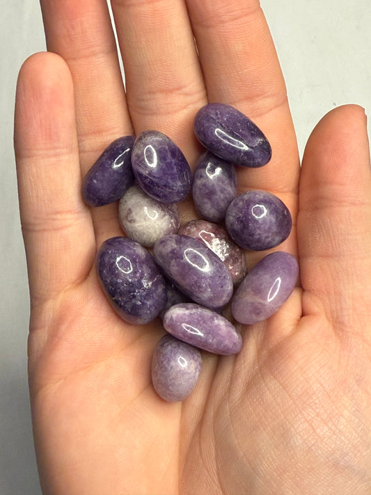 Lepidolite Tumbles