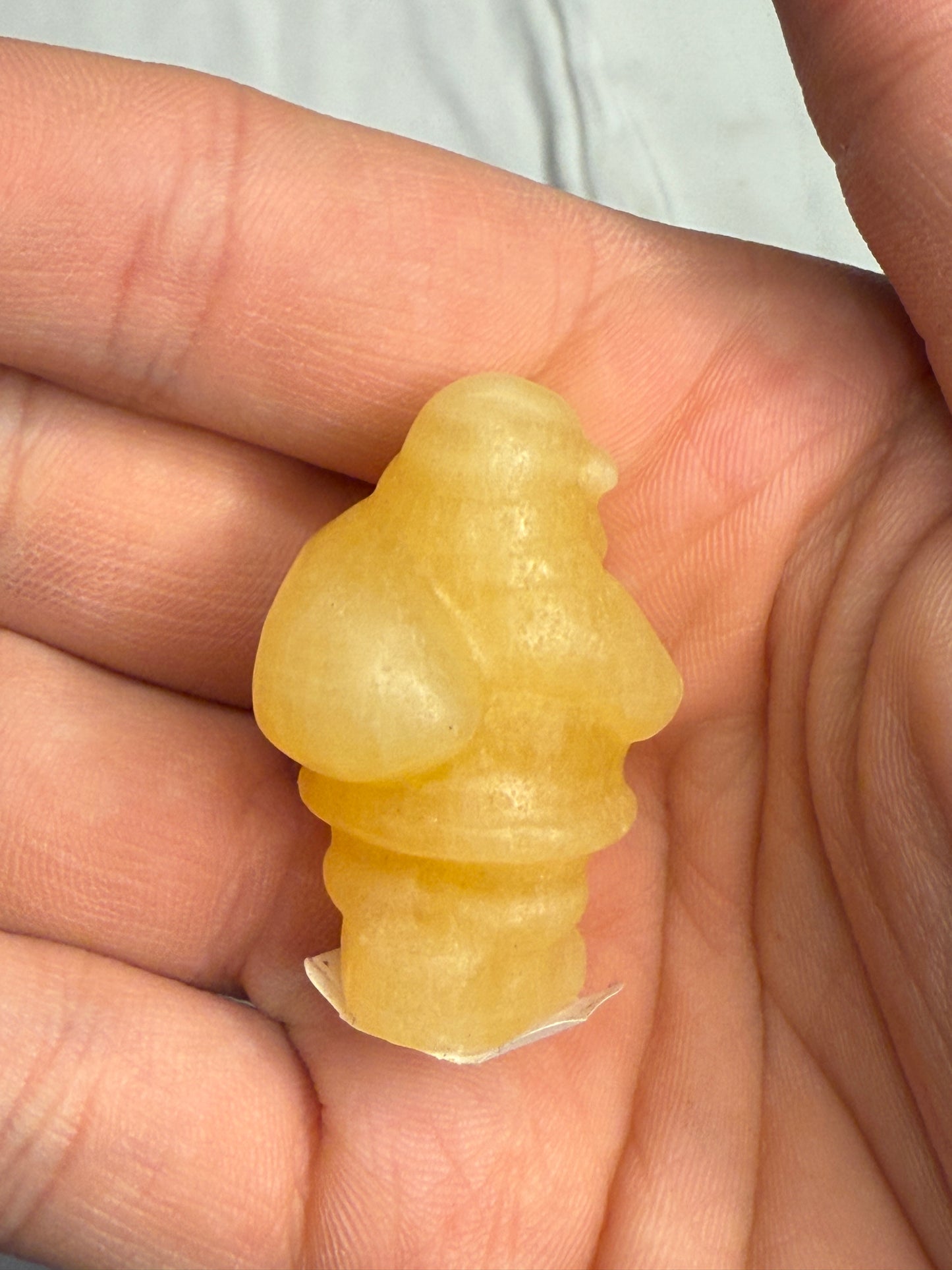 Orange Calcite Santa