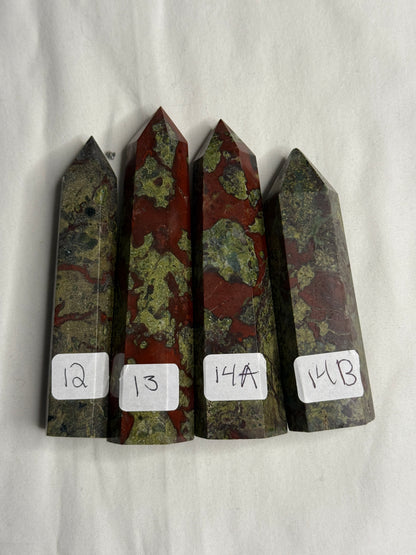 Dragon's Blood Jasper Towers