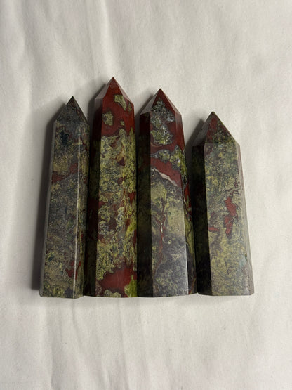 Dragon's Blood Jasper Towers