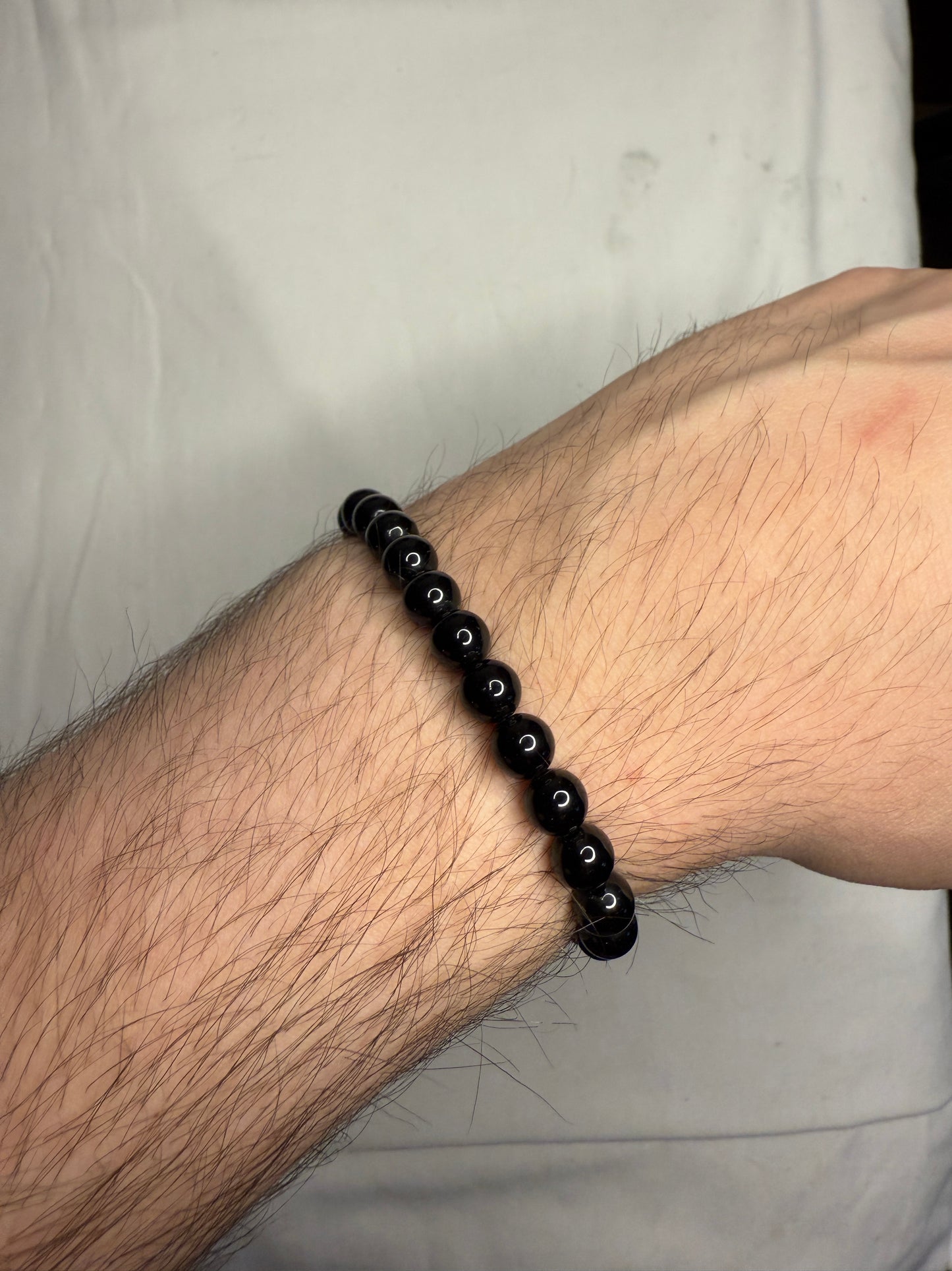 6mm Obsidian Bracelet