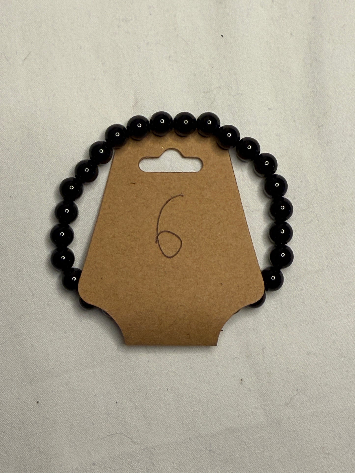 6mm Obsidian Bracelet