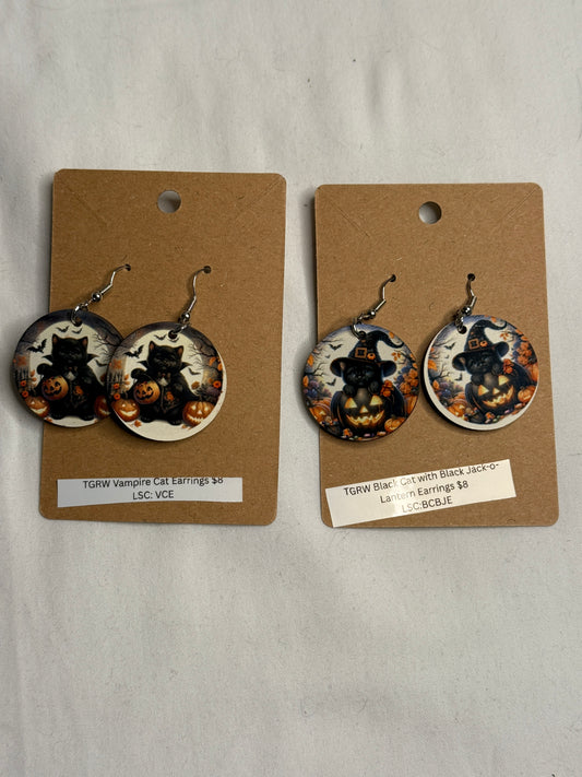 Round Sublimation Earrings