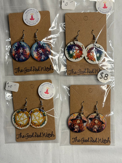 Round Sublimation Earrings