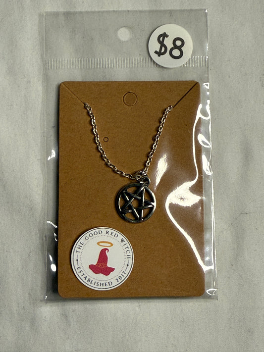 Silver Pentacle Necklace (TGRW)