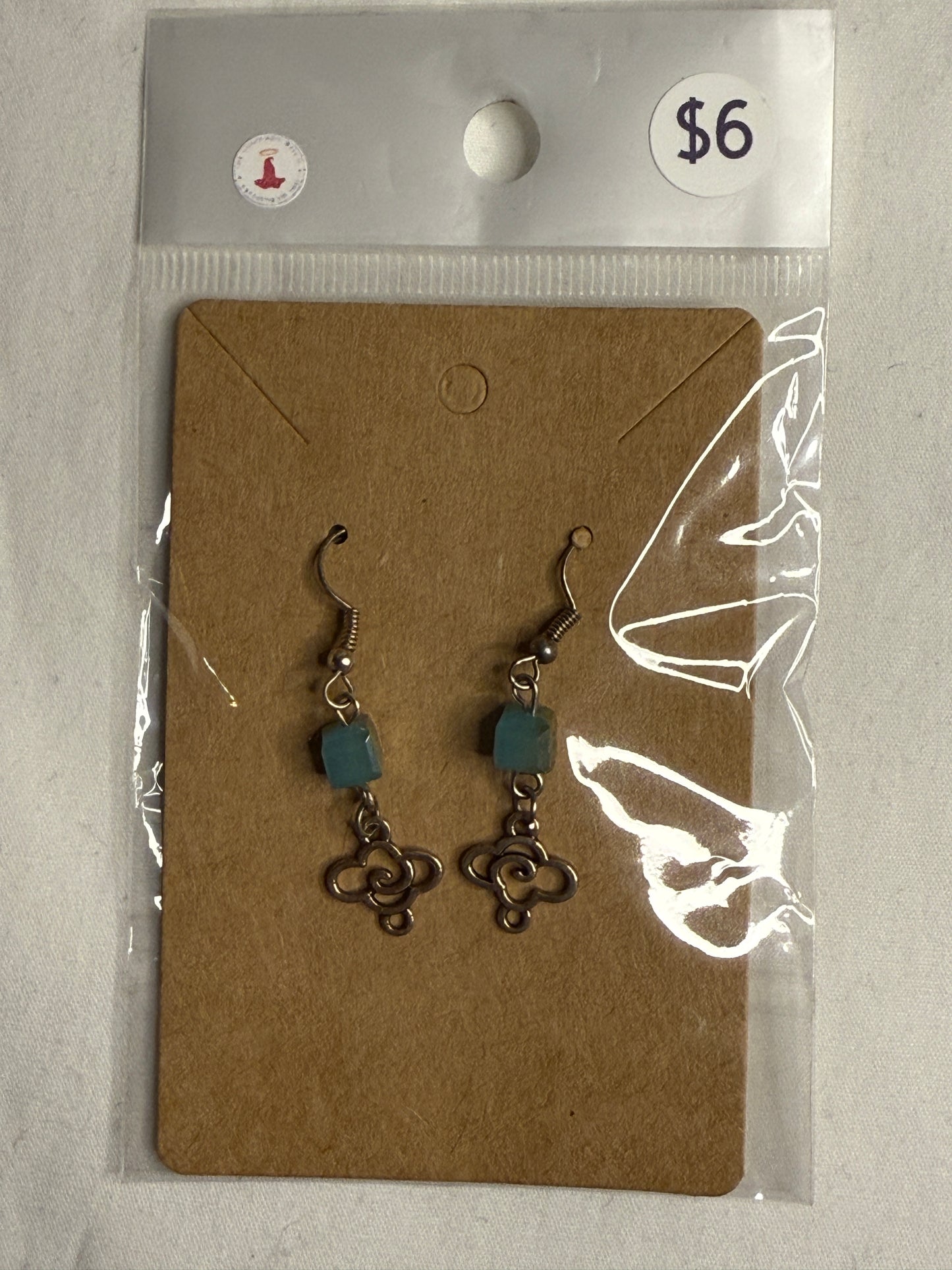 Celtic Knot Opalite Earrings