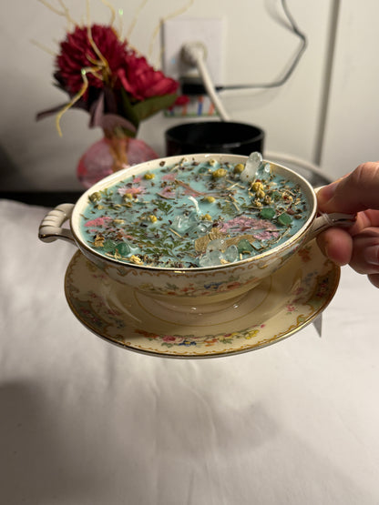 Money Magic Teacup Candle
