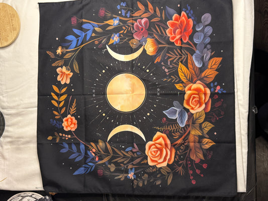 Large Triple Moon Altar Cloth