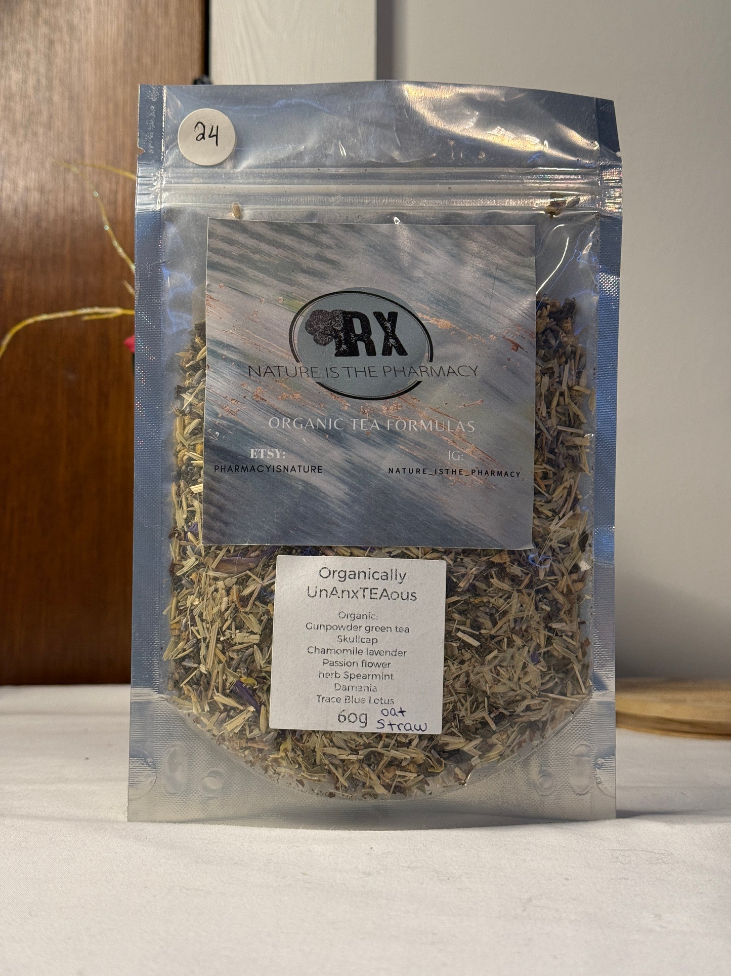 Organically UnAnxTEAous Organic Loose Leaf Tea 60g