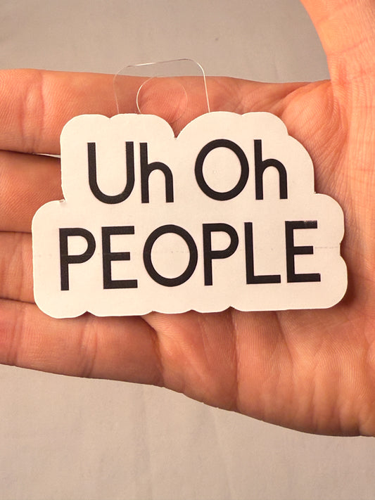 Uh Oh People Sticker