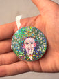 Horror Movie Puppet Holographic Sticker