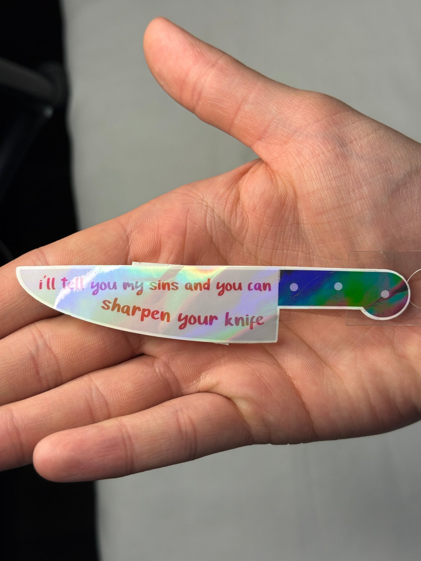 Sharpen Your Knife Sticker
