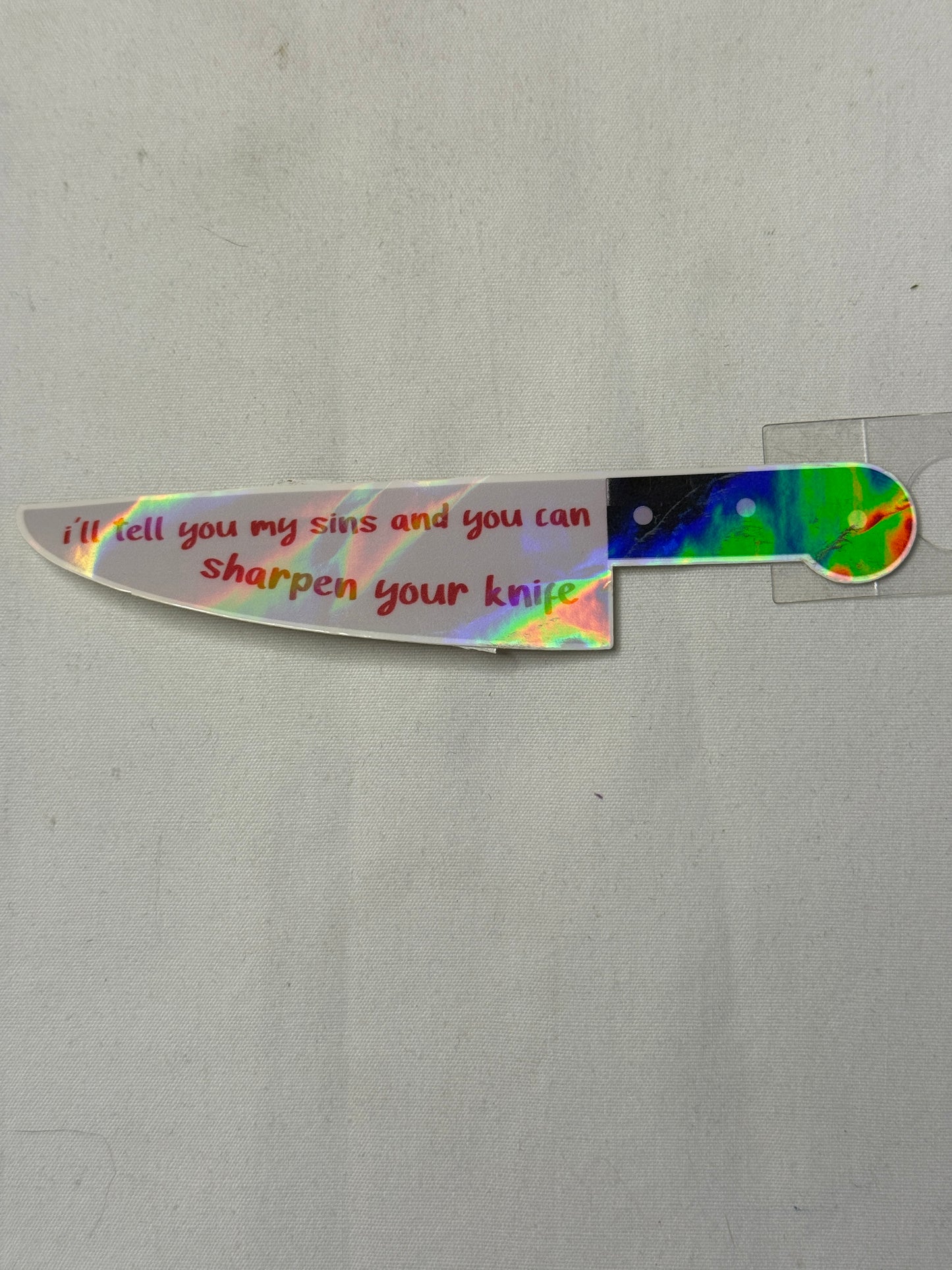 Sharpen Your Knife Sticker