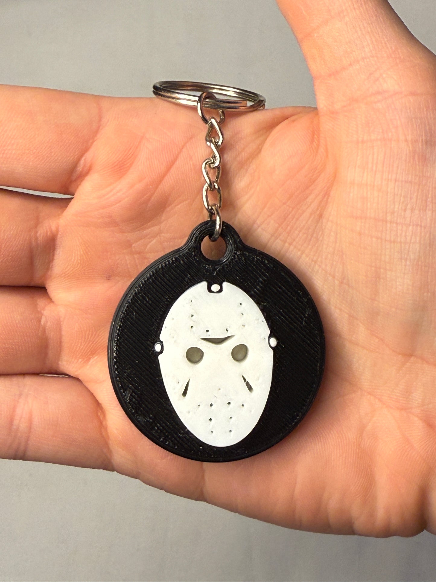 Hockey Mask Keychain