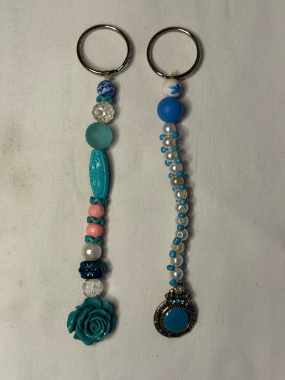 Long Blue Keychain