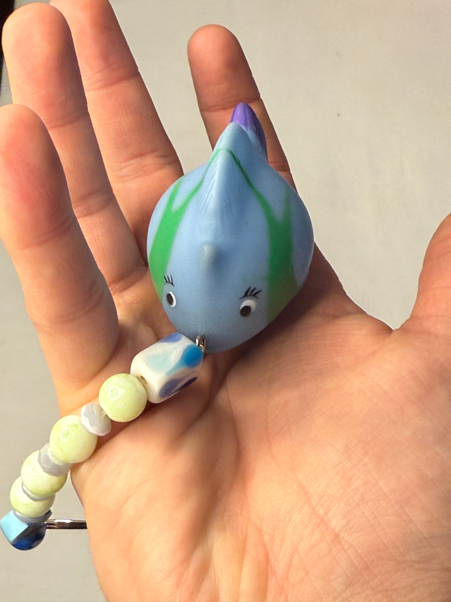 Long Rubber Animal Keychains