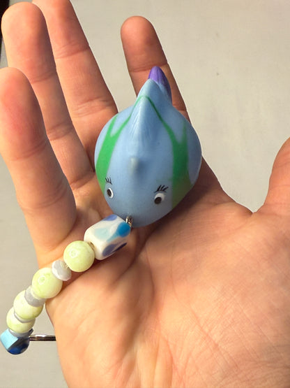 Long Rubber Animal Keychains