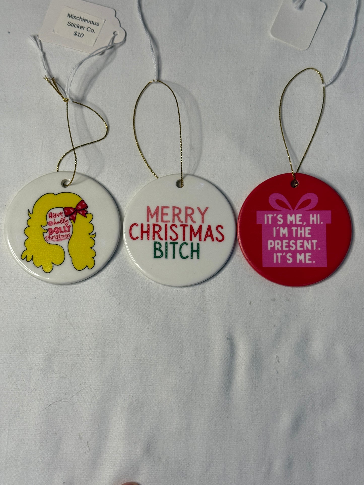 Ceramic Christmas Ornaments