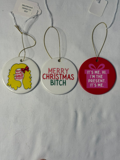 Ceramic Christmas Ornaments