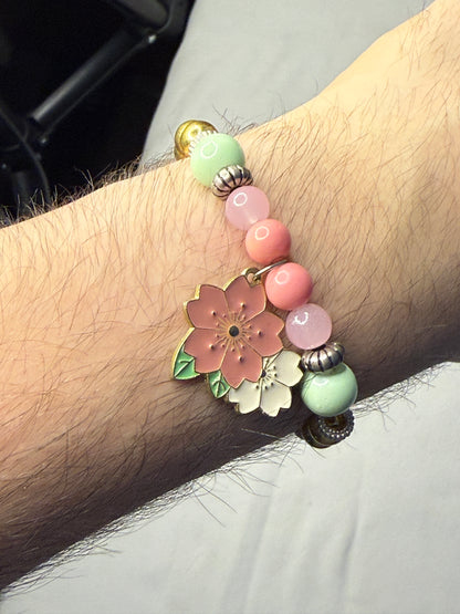 Flower Charm Bracelets