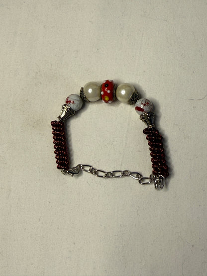 Beaded Bracelets with Lobster Claw Clasp
