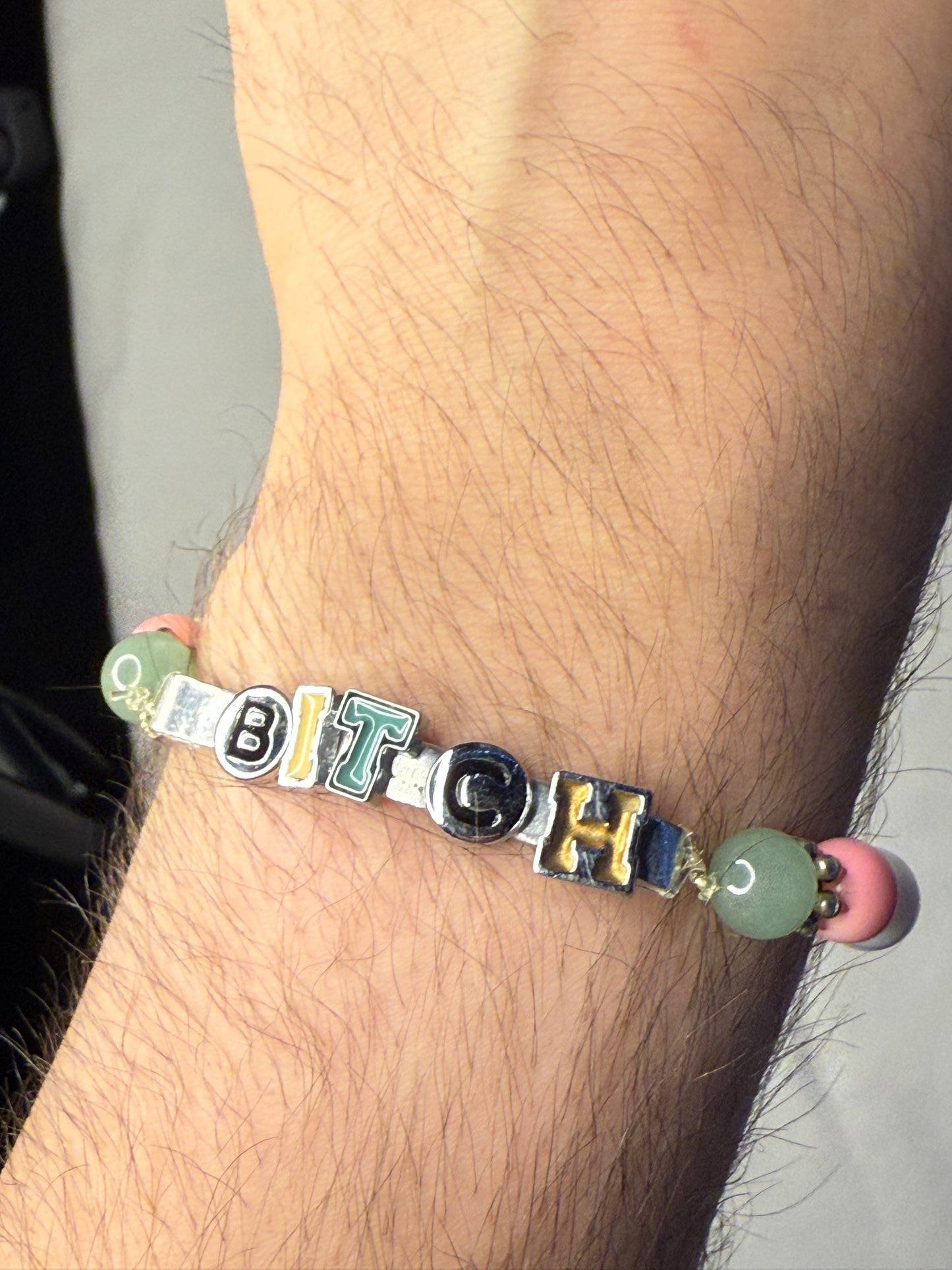 B*tch Beaded Bracelet