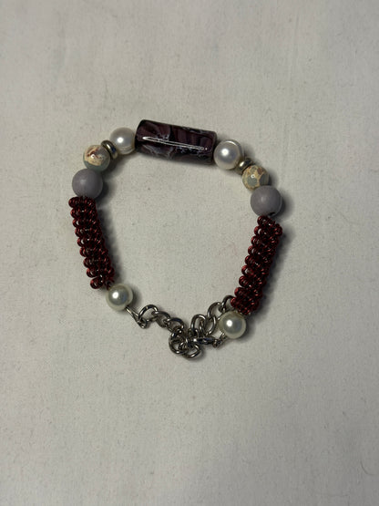 Beaded Bracelets with Lobster Claw Clasp