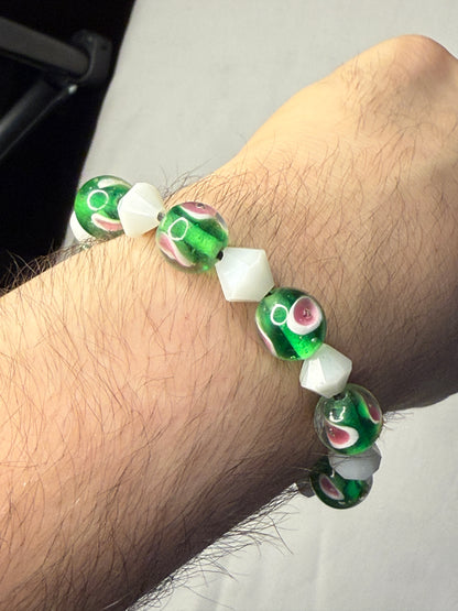 Watermelon Beaded Bracelet