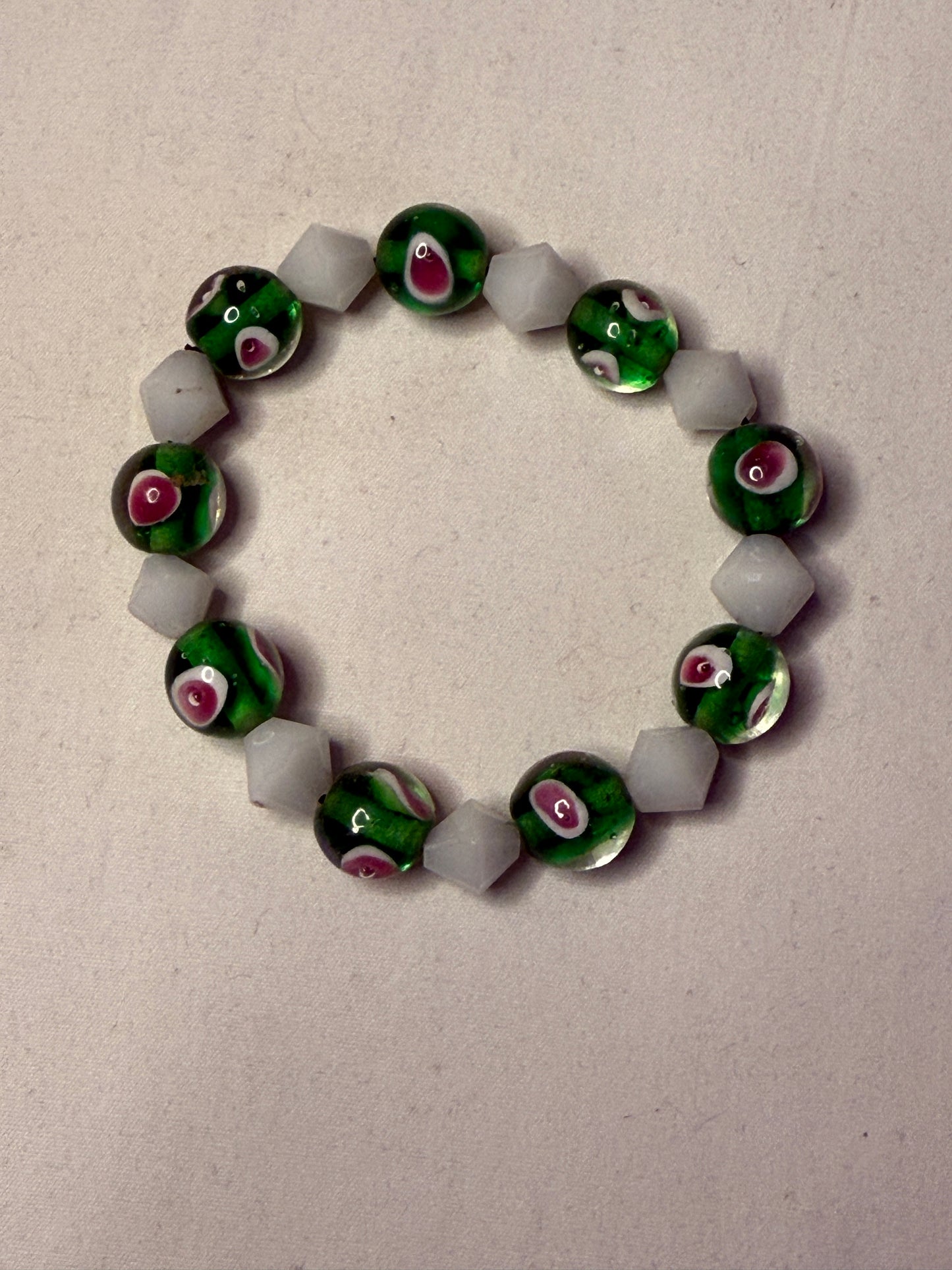 Watermelon Beaded Bracelet