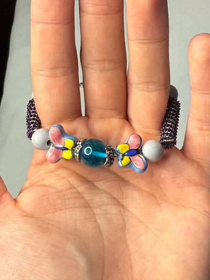 Beaded Bracelets with Lobster Claw Clasp