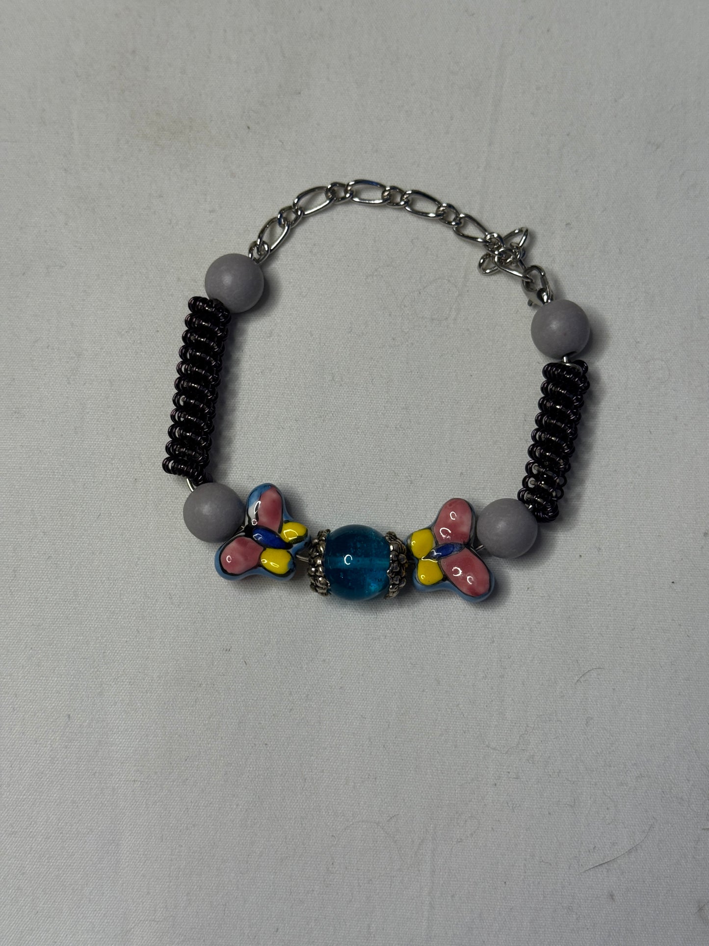 Beaded Bracelets with Lobster Claw Clasp