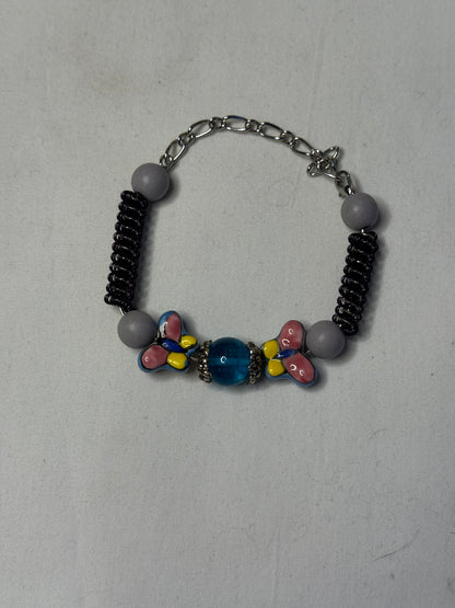 Beaded Bracelets with Lobster Claw Clasp