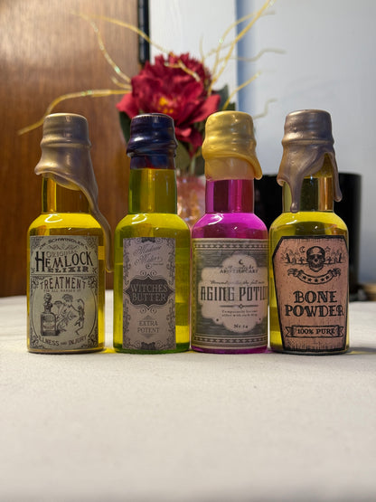 Small Plastic Decorative Potion Bottles