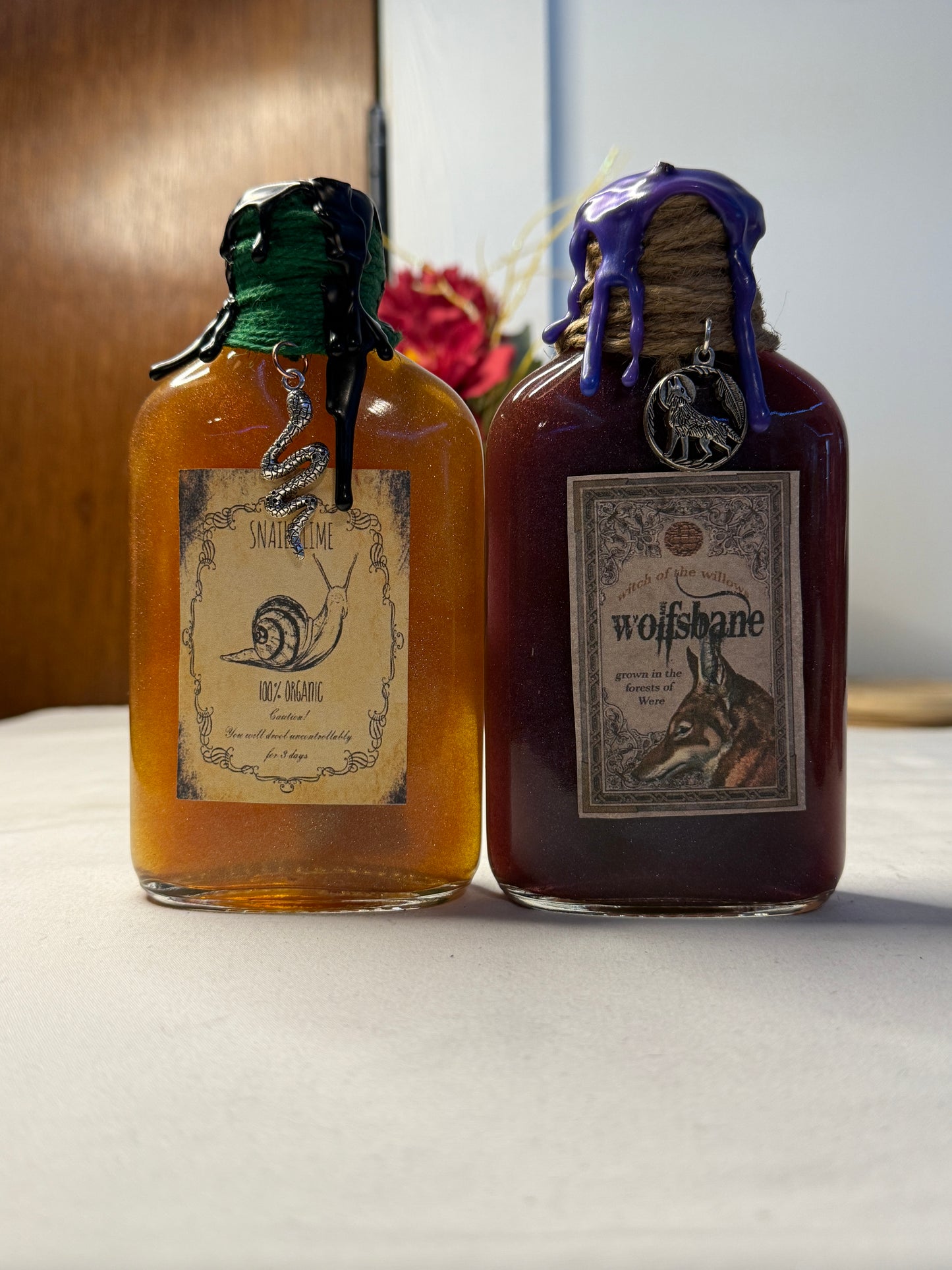 Large Glass Decorative Potion Bottles