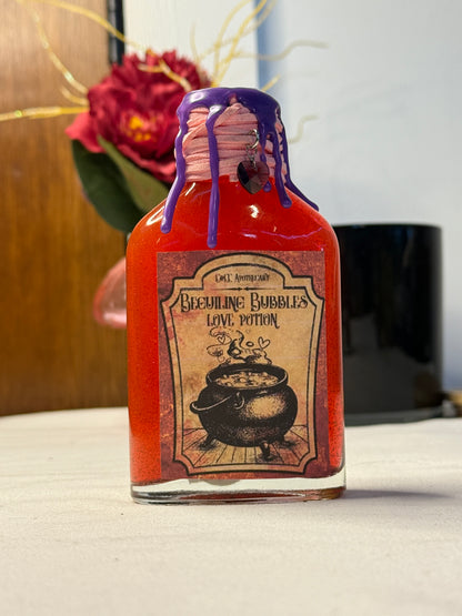 Medium Glass Decorative Potion Bottles