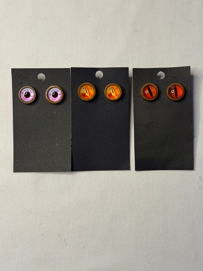 Dragon Eye Stud Earrings
