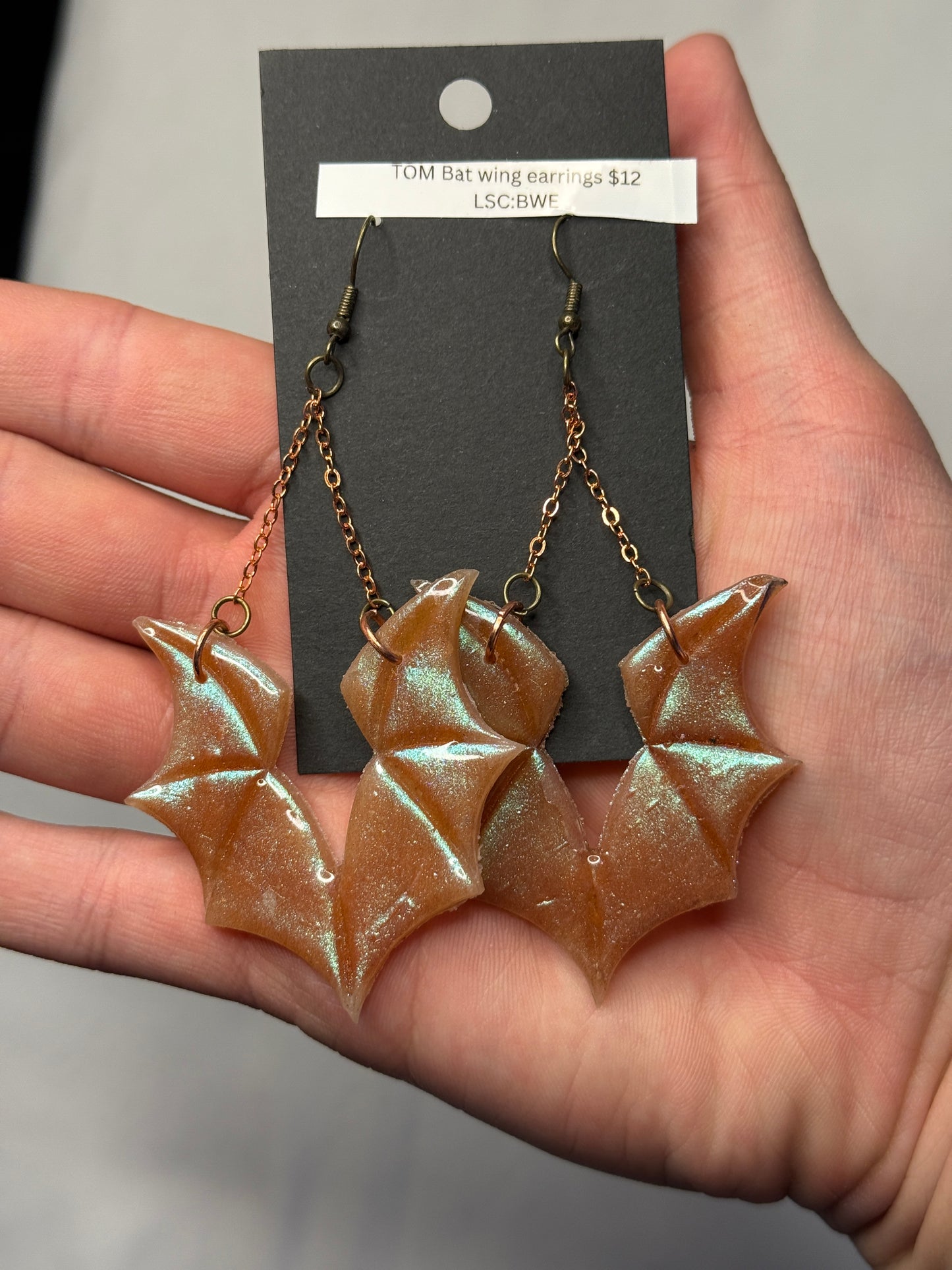Bat Wing Dangle Earrings