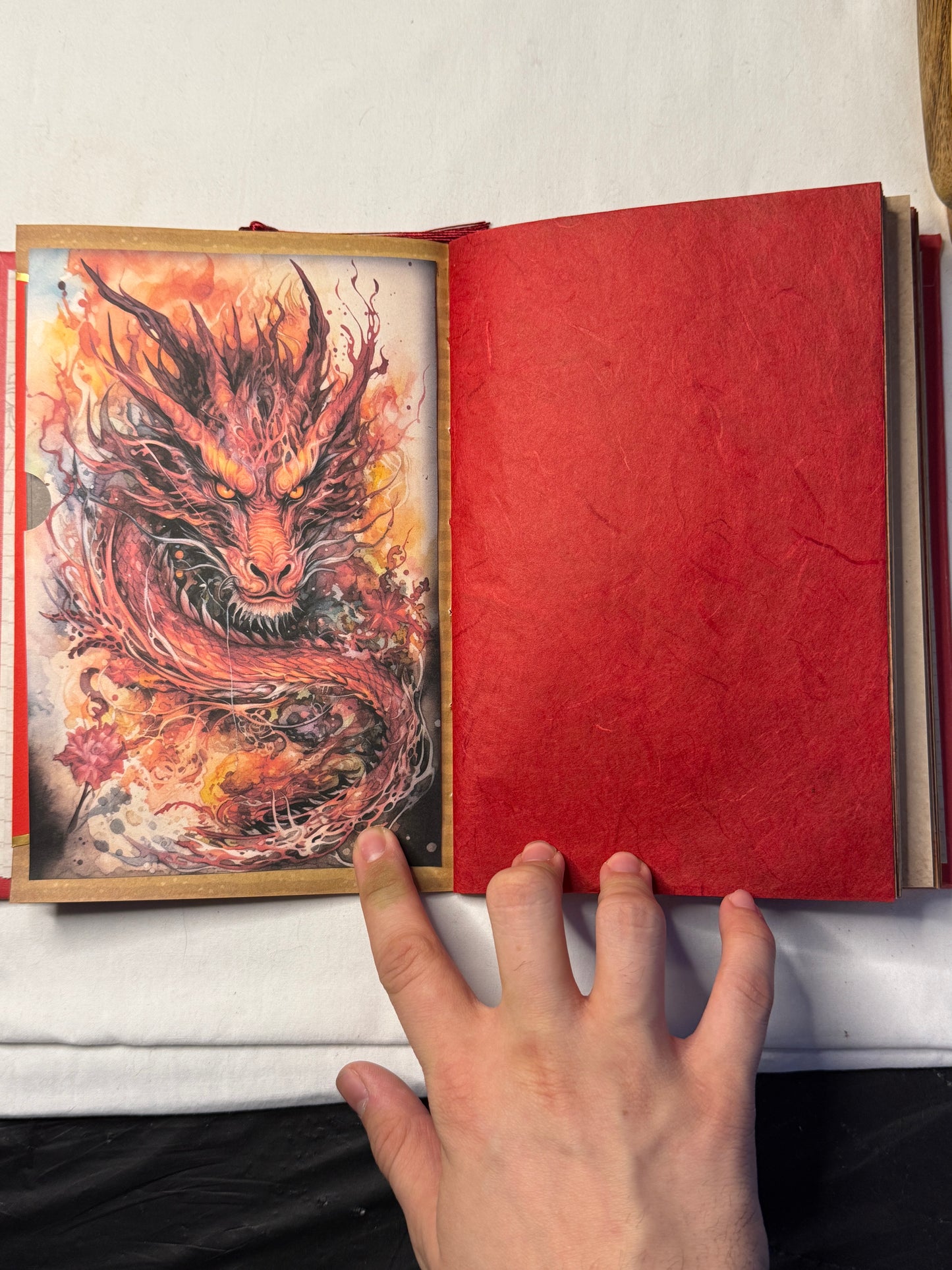 Handmade Dragon-Themed Journal