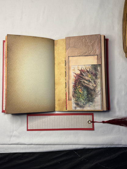 Handmade Dragon-Themed Journal