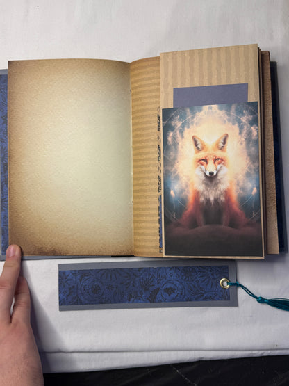 Handmade Fox-Themed Journal