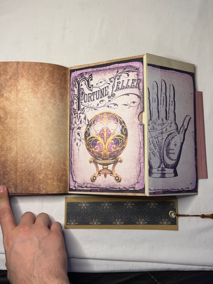 Handmade Fortune Teller-Themed Journal
