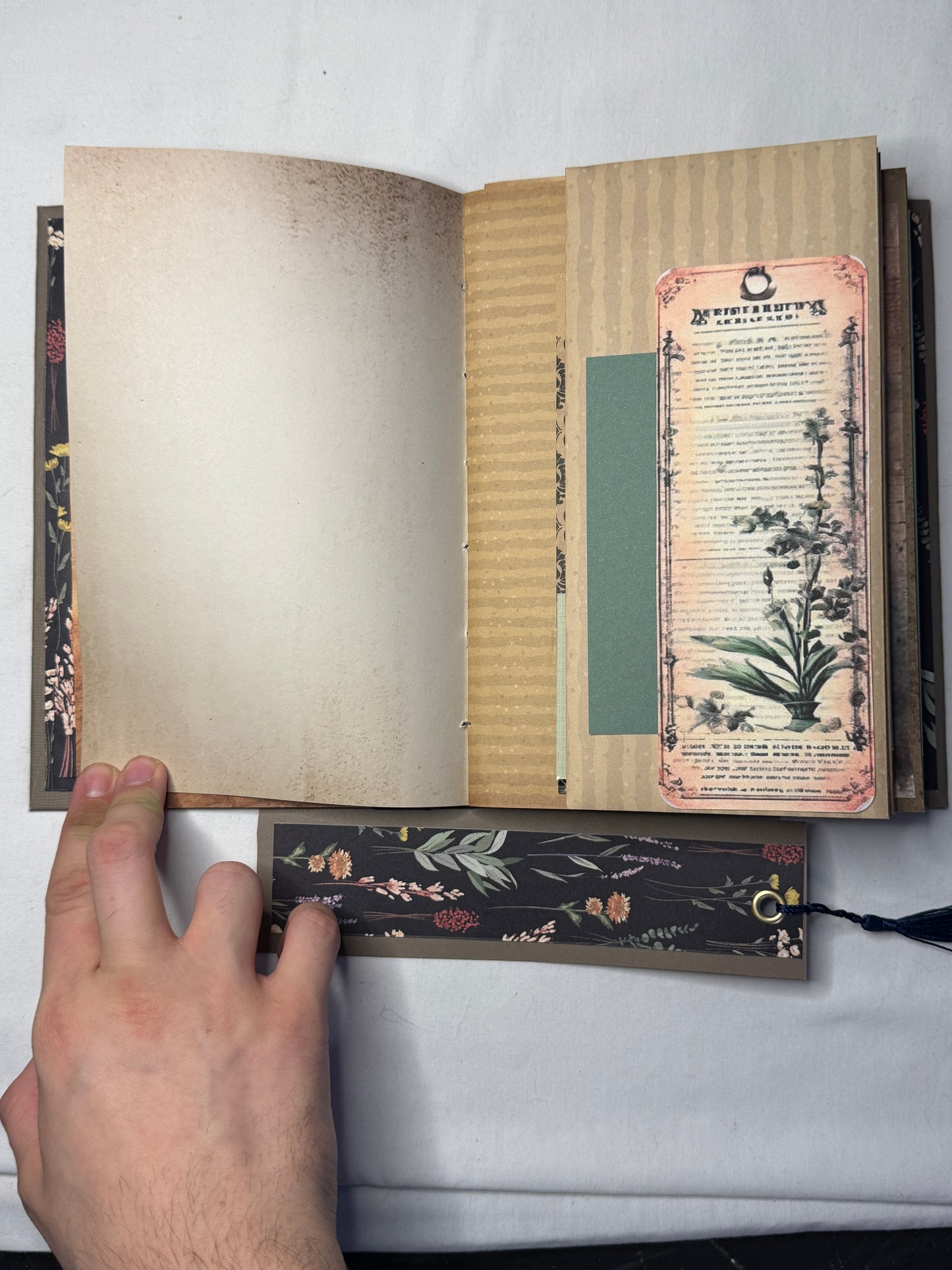 Handmade Apothecary-Themed Journal