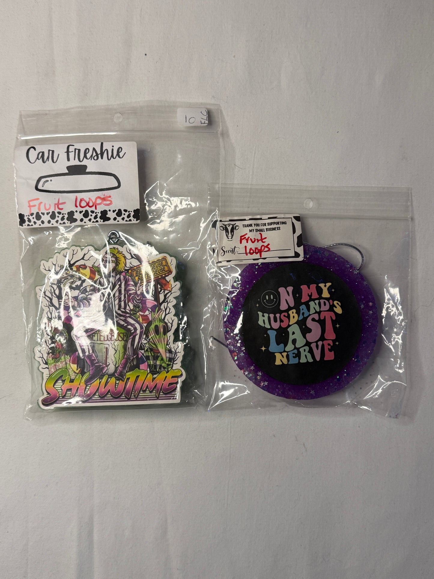 Fruit Cereal Scented Car Freshies