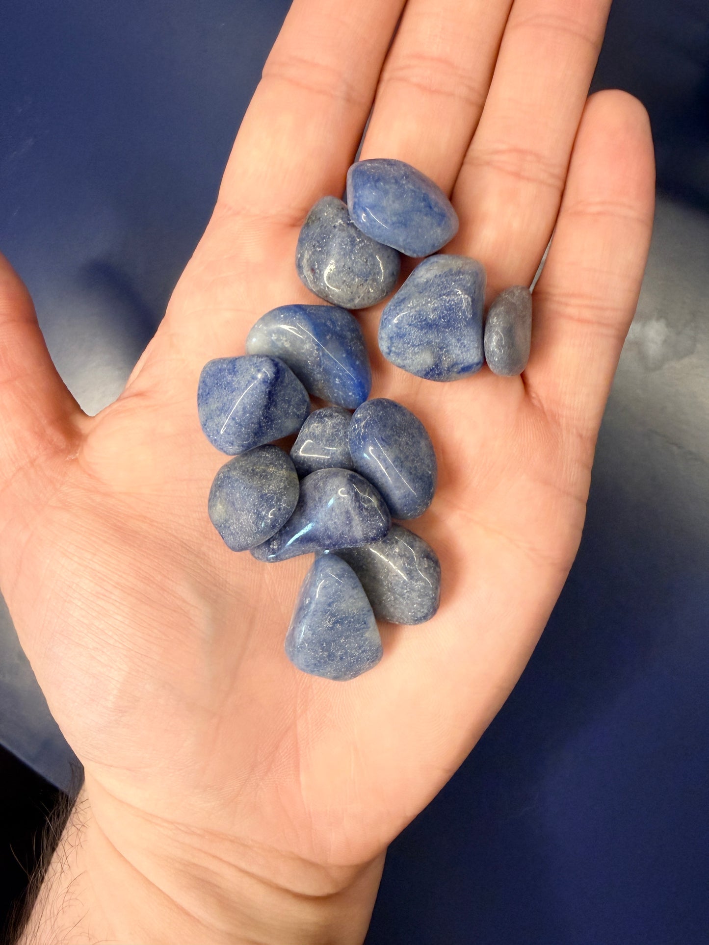 Blue Quartz Tumbles