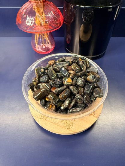 Blue Tiger's Eye Tumbles