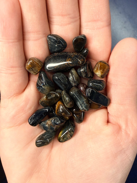 Blue Tiger's Eye Tumbles